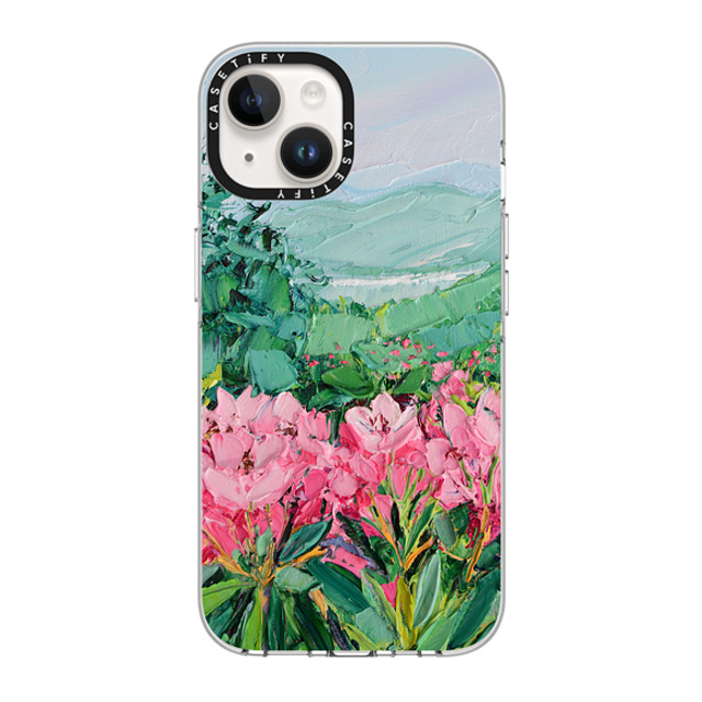Ann Marie Coolick x CASETiFY iPhone 14 Case Clear Clear Case MagSafe Compatible Azalea Gardens Ann Marie Coolick x CASETiFY iPhone 14 Case Clear Clear Case MagSafe Compatible Azalea Gardens