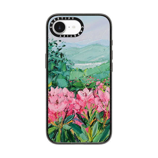 Ann Marie Coolick x CASETiFY iPhone 16e ケース ブラック インパクトケース MagSafe対応 Azalea Gardens Back to School Ann Marie Coolick x CASETiFY iPhone 16e ケース ブラック インパクトケース MagSafe対応 Azalea Gardens Back to School