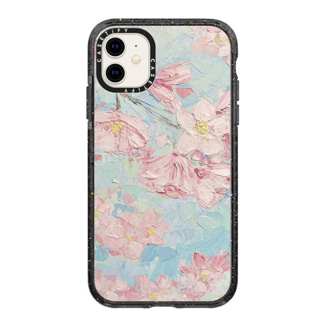 Ann Marie Coolick x CASETiFY iPhone 11 ケース ブラック インパクトケース Yoshino Cherry Blossoms