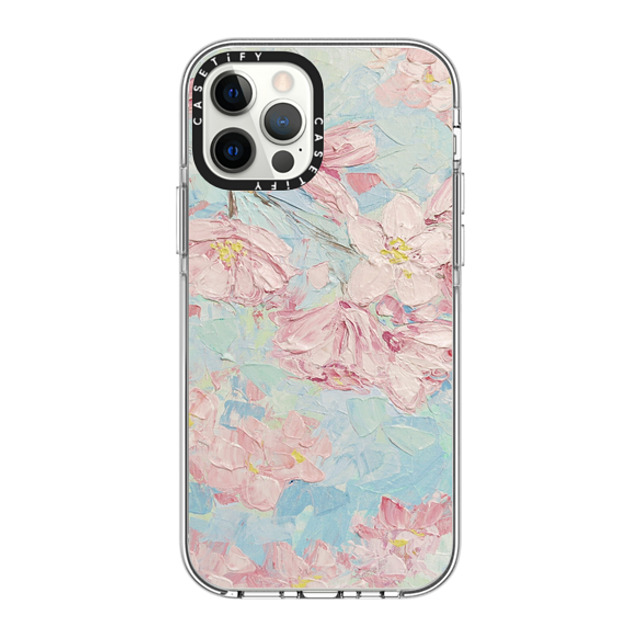 Ann Marie Coolick x CASETiFY iPhone 12 Pro Case Clear Clear Case MagSafe Compatible Yoshino Cherry Blossoms Ann Marie Coolick x CASETiFY iPhone 12 Pro Case Clear Clear Case MagSafe Compatible Yoshino Cherry Blossoms