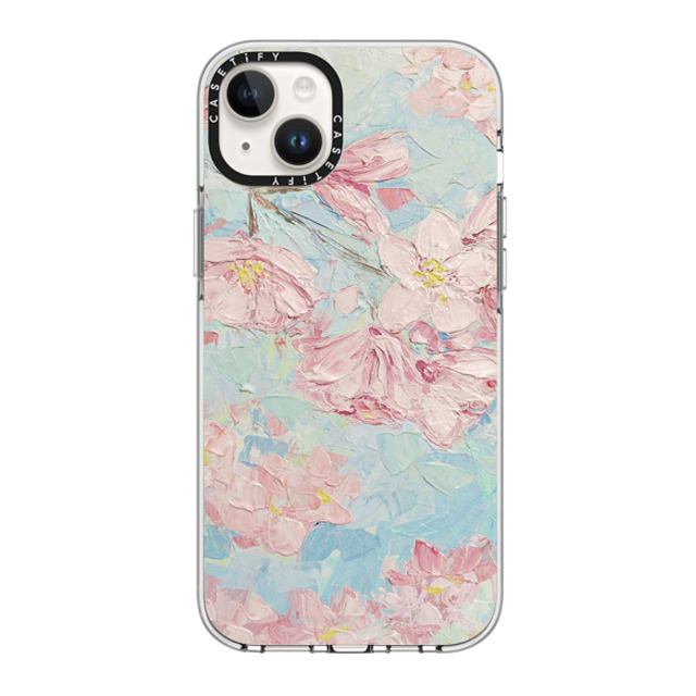 Ann Marie Coolick x CASETiFY iPhone 14 Plus Case Clear Clear Case MagSafe Compatible Yoshino Cherry Blossoms Ann Marie Coolick x CASETiFY iPhone 14 Plus Case Clear Clear Case MagSafe Compatible Yoshino Cherry Blossoms