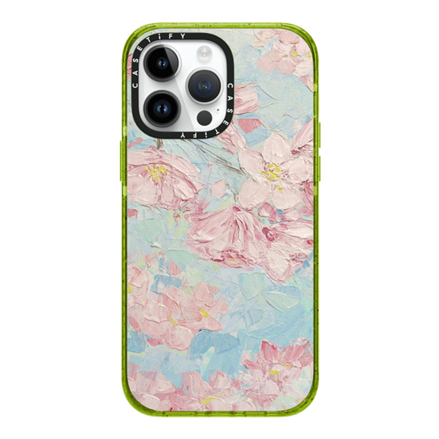 Ann Marie Coolick x CASETiFY iPhone 14 Pro Max Case Kiwi Impact Case Yoshino Cherry Blossoms Ann Marie Coolick x CASETiFY iPhone 14 Pro Max Case Kiwi Impact Case Yoshino Cherry Blossoms