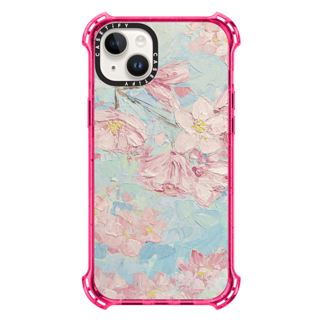 Ann Marie Coolick x CASETiFY iPhone 14 Plus Case Bubble Gum バウンスケース Yoshino Cherry Blossoms Ann Marie Coolick x CASETiFY iPhone 14 Plus Case Bubble Gum バウンスケース Yoshino Cherry Blossoms