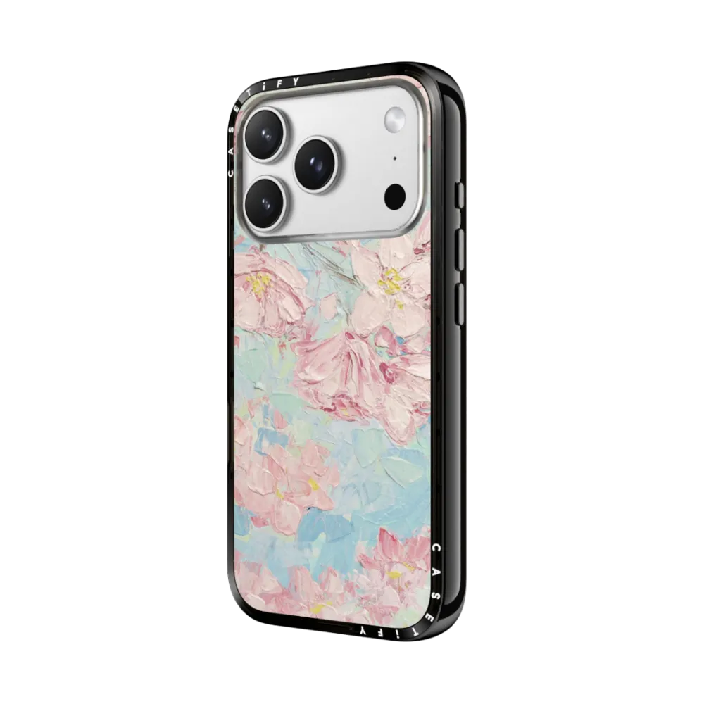 Compact iPhone 17 Pro Max Case MagSafe Compatible - Yoshino Cherry Blossoms