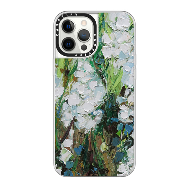 Ann Marie Coolick x CASETiFY iPhone 12 Pro Max ケース クリア グリップケース Wild Squill Flowers