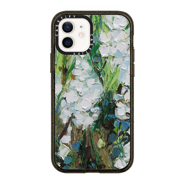 Ann Marie Coolick x CASETiFY iPhone 12 ケース Floral,Fine Art ブラック インパクトケース Wild Squill Flowers Back to School Ann Marie Coolick x CASETiFY iPhone 12 ケース Floral,Fine Art ブラック インパクトケース Wild Squill Flowers Back to School
