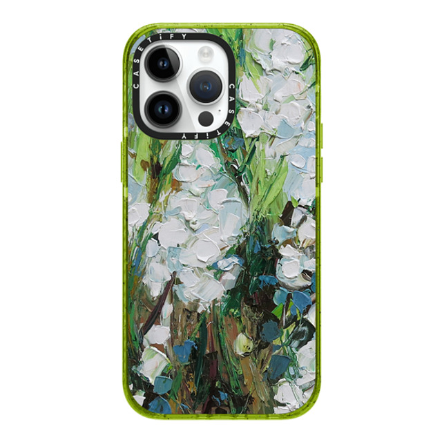 Ann Marie Coolick x CASETiFY iPhone 14 Pro Max ケース Kiwi インパクトケース Wild Squill Flowers