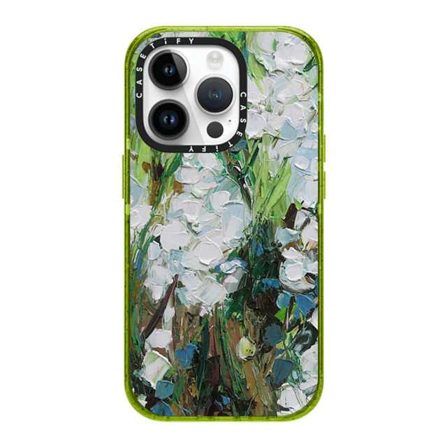 Ann Marie Coolick x CASETiFY iPhone 14 Pro ケース Kiwi インパクトケース Wild Squill Flowers