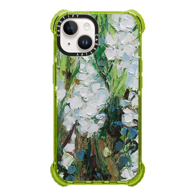 Ann Marie Coolick x CASETiFY iPhone 14 ケース Kiwi ウルトラインパクトケース Wild Squill Flowers