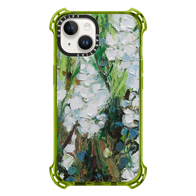 Ann Marie Coolick x CASETiFY iPhone 14 ケース Kiwi バウンスケース Wild Squill Flowers