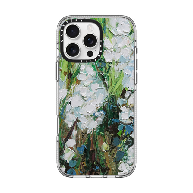 Ann Marie Coolick x CASETiFY iPhone 16 Pro Max ケース クリア クリア ケース MagSafe対応 Wild Squill Flowers