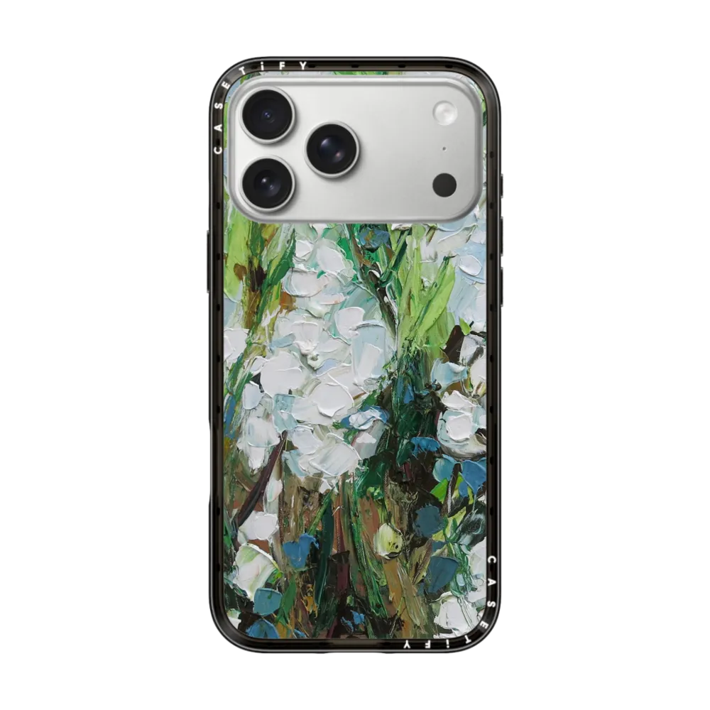 Compact iPhone 17 Pro Max Case MagSafe Compatible - Wild Squill Flowers