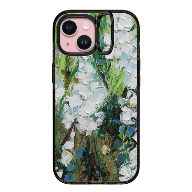 Ann Marie Coolick x CASETiFY iPhone 15 Case Floral,Fine Art Black インパクトリングスタンドケース MagSafe対応 Wild Squill Flowers Mother's Day Ann Marie Coolick x CASETiFY iPhone 15 Case Floral,Fine Art Black インパクトリングスタンドケース MagSafe対応 Wild Squill Flowers Mother's Day