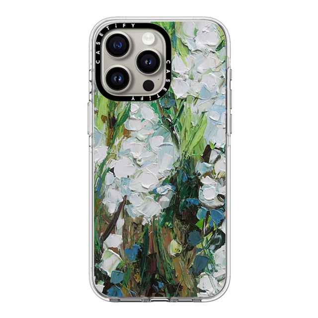 Ann Marie Coolick x CASETiFY iPhone 15 Pro Max ケース クリア クリア ケース MagSafe対応 Wild Squill Flowers