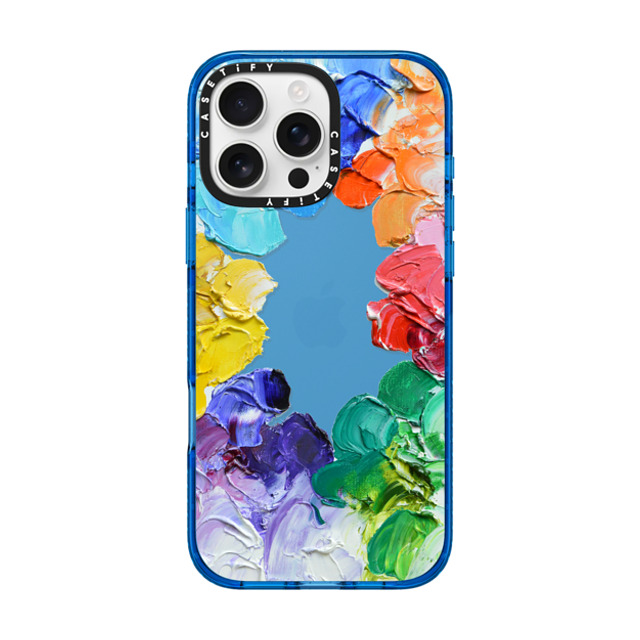 Ann Marie Coolick x CASETiFY iPhone 16 Pro Max Case スカイブルー Impact Case Rainbow Color Wheel Ann Marie Coolick x CASETiFY iPhone 16 Pro Max Case スカイブルー Impact Case Rainbow Color Wheel