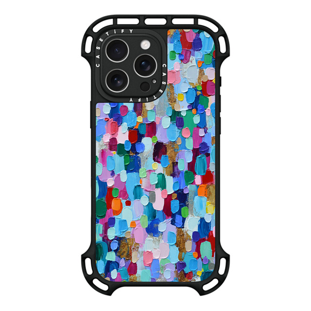 Ann Marie Coolick x CASETiFY iPhone 16 Pro Max ケース ブラック ウルトラ バウンスケース MagSafe対応 Rainbow Sparkle Confetti