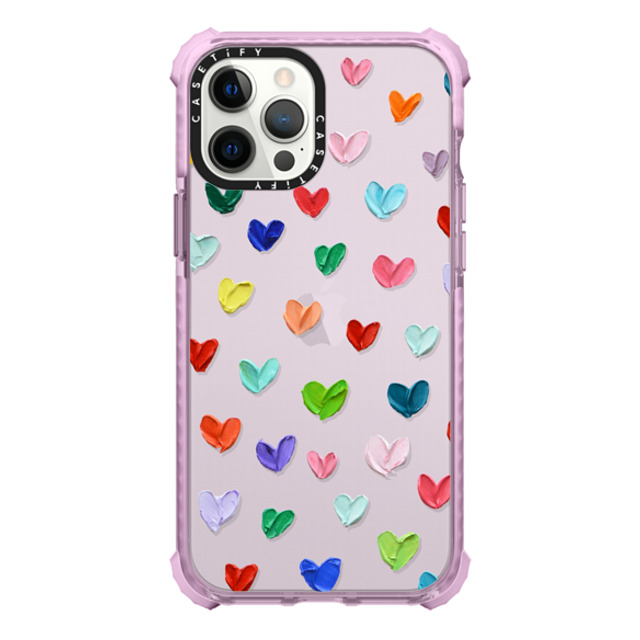 Ann Marie Coolick x CASETiFY iPhone 12 Pro Max Case Love,Fine Art パープル ウルトラインパクトケース Polka Daub Hearts Mother's Day Ann Marie Coolick x CASETiFY iPhone 12 Pro Max Case Love,Fine Art パープル ウルトラインパクトケース Polka Daub Hearts Mother's Day