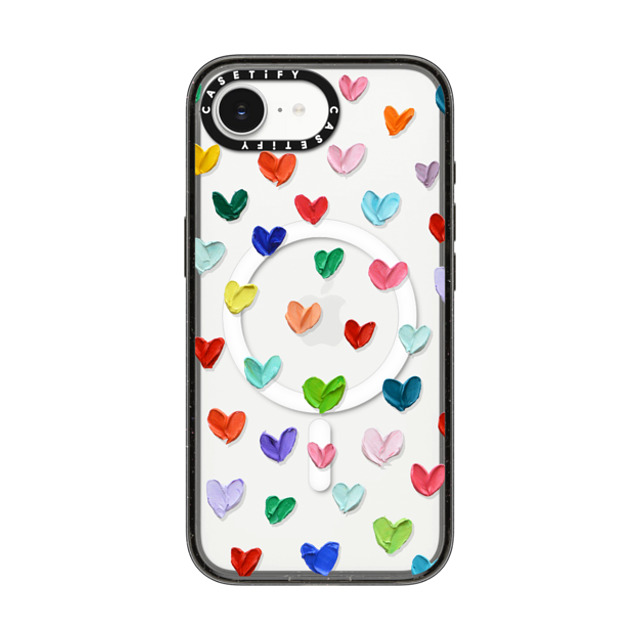 Ann Marie Coolick x CASETiFY iPhone 16e Case Love,Fine Art Black Impact Case MagSafe Compatible Polka Daub Hearts Back to School Ann Marie Coolick x CASETiFY iPhone 16e Case Love,Fine Art Black Impact Case MagSafe Compatible Polka Daub Hearts Back to School