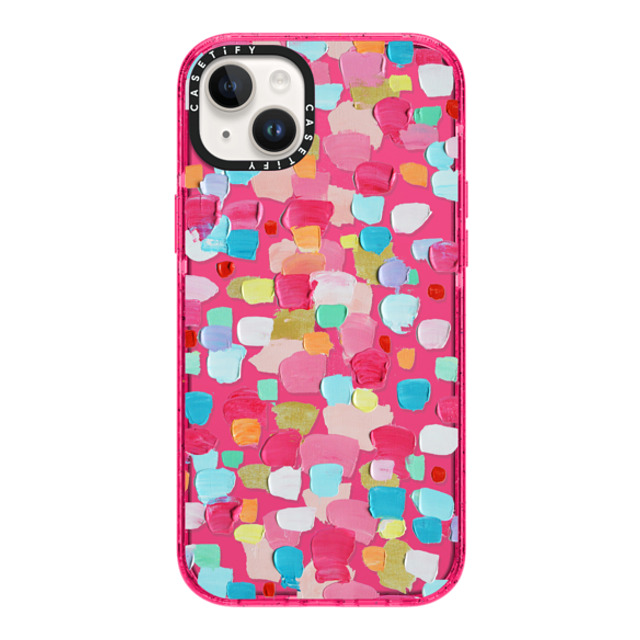 Ann Marie Coolick x CASETiFY iPhone 14 Plus Case Geometric,Fine Art Bubble Gum インパクトケース Magenta Confetti Mother's Day Ann Marie Coolick x CASETiFY iPhone 14 Plus Case Geometric,Fine Art Bubble Gum インパクトケース Magenta Confetti Mother's Day