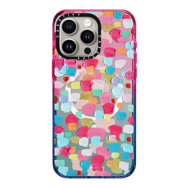 Ann Marie Coolick x CASETiFY iPhone 15 Pro Max ケース Cotton Candy インパクトケース MagSafe対応 Magenta Confetti