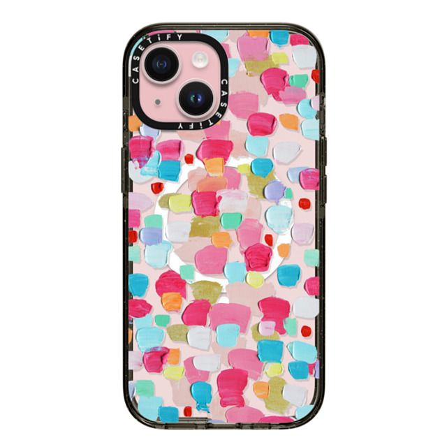 Ann Marie Coolick x CASETiFY iPhone 15 ケース Geometric,Fine Art ブラック インパクトケース MagSafe対応 Magenta Confetti Back to School Ann Marie Coolick x CASETiFY iPhone 15 ケース Geometric,Fine Art ブラック インパクトケース MagSafe対応 Magenta Confetti Back to School