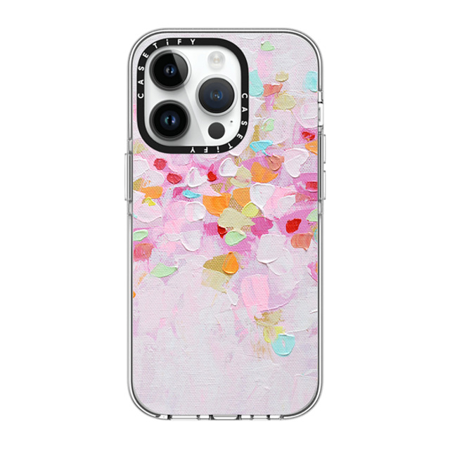 Ann Marie Coolick x CASETiFY iPhone 14 Pro ケース クリア クリア ケース MagSafe対応 Carnival Rosa