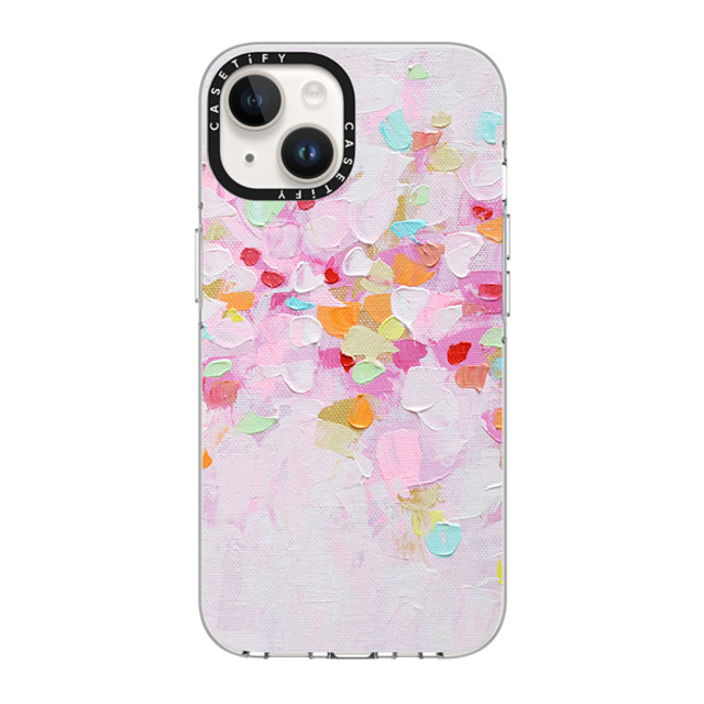 Ann Marie Coolick x CASETiFY iPhone 14 ケース クリア クリア ケース MagSafe対応 Carnival Rosa