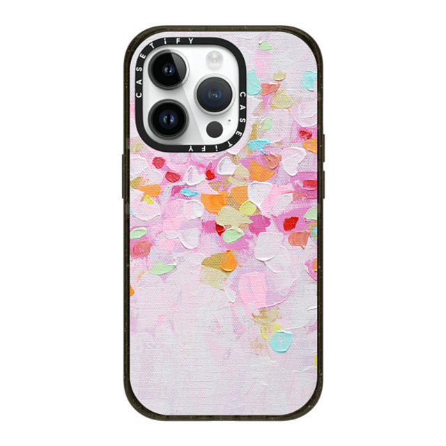 Ann Marie Coolick x CASETiFY iPhone 14 Pro ケース ブラック インパクトケース MagSafe対応 Carnival Rosa