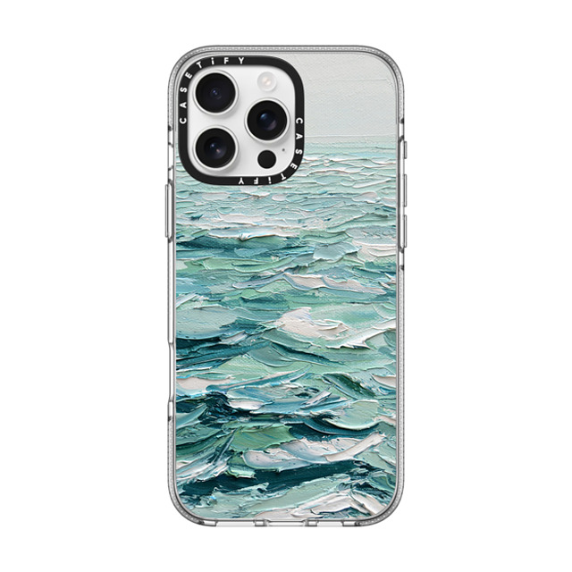 Ann Marie Coolick x CASETiFY iPhone 16 Pro Max ケース Nature,Fine Art クリア クリア ケース MagSafe対応 Minty Sea Father's Day Ann Marie Coolick x CASETiFY iPhone 16 Pro Max ケース Nature,Fine Art クリア クリア ケース MagSafe対応 Minty Sea Father's Day