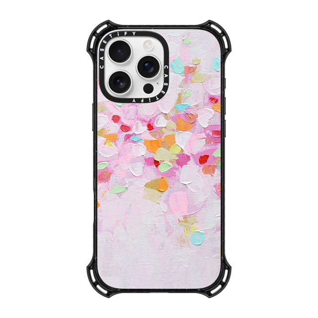 Ann Marie Coolick x CASETiFY iPhone 16 Pro Max ケース ブラック バウンスケース Carnival Rosa