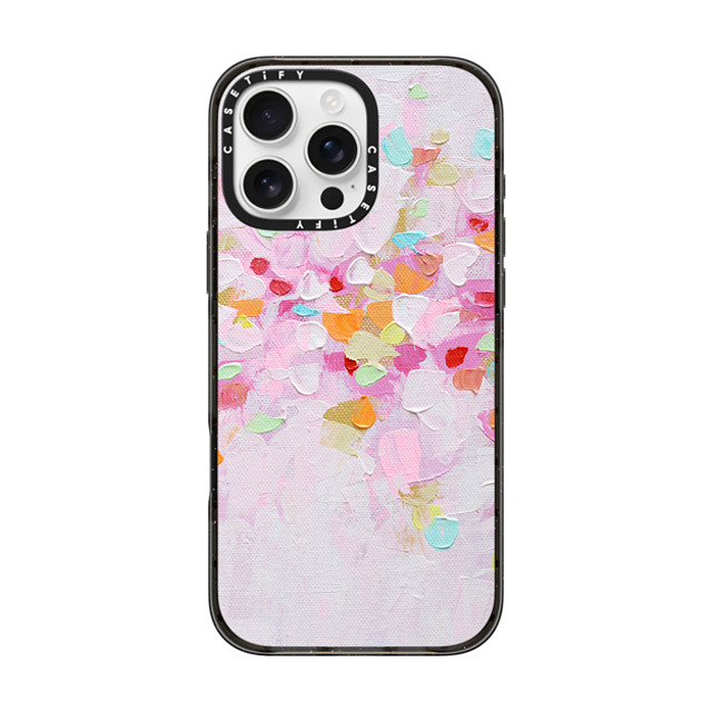 Ann Marie Coolick x CASETiFY iPhone 16 Pro Max ケース ブラック インパクトケース MagSafe対応 Carnival Rosa