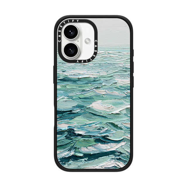 Ann Marie Coolick x CASETiFY iPhone 16 ケース Nature,Fine Art マットブラック インパクトケース MagSafe対応 Minty Sea Father's Day Ann Marie Coolick x CASETiFY iPhone 16 ケース Nature,Fine Art マットブラック インパクトケース MagSafe対応 Minty Sea Father's Day