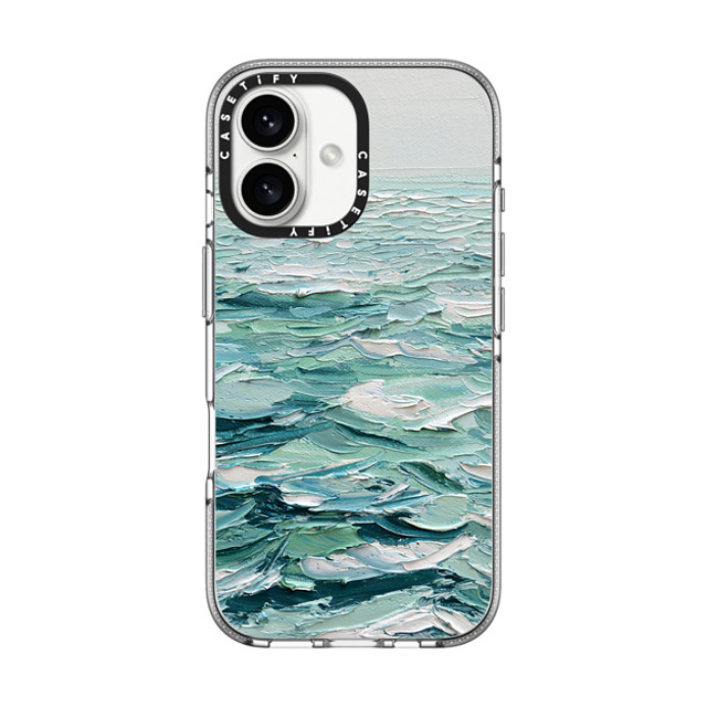 Ann Marie Coolick x CASETiFY iPhone 16 Case Nature,Fine Art Clear Clear Case MagSafe Compatible Minty Sea Mother's Day Ann Marie Coolick x CASETiFY iPhone 16 Case Nature,Fine Art Clear Clear Case MagSafe Compatible Minty Sea Mother's Day