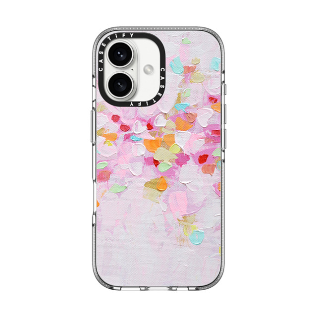 Ann Marie Coolick x CASETiFY iPhone 16 ケース クリア クリア ケース MagSafe対応 Carnival Rosa