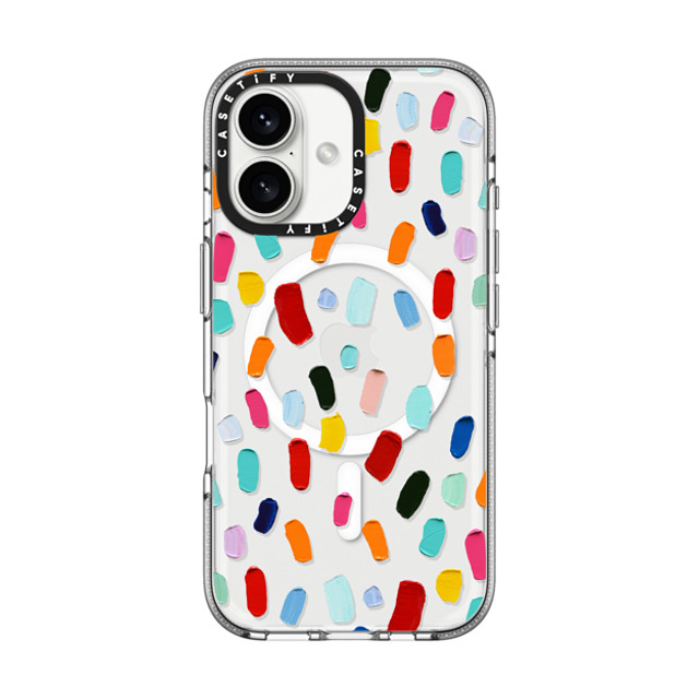 Ann Marie Coolick x CASETiFY iPhone 16 Case Pattern,Fine Art クリア クリア ケース MagSafe対応 Polka Daub Sweets Mother's Day Ann Marie Coolick x CASETiFY iPhone 16 Case Pattern,Fine Art クリア クリア ケース MagSafe対応 Polka Daub Sweets Mother's Day
