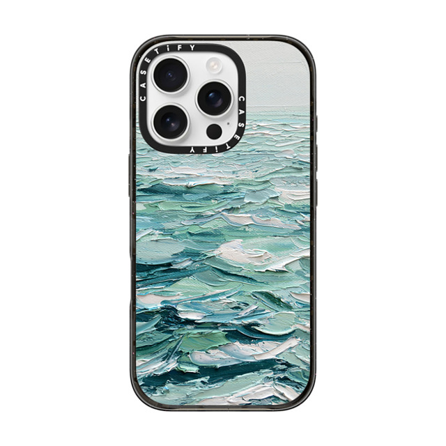 Ann Marie Coolick x CASETiFY iPhone 16 Pro Case Nature,Fine Art Black Impact Case MagSafe Compatible Minty Sea Mother's Day Ann Marie Coolick x CASETiFY iPhone 16 Pro Case Nature,Fine Art Black Impact Case MagSafe Compatible Minty Sea Mother's Day