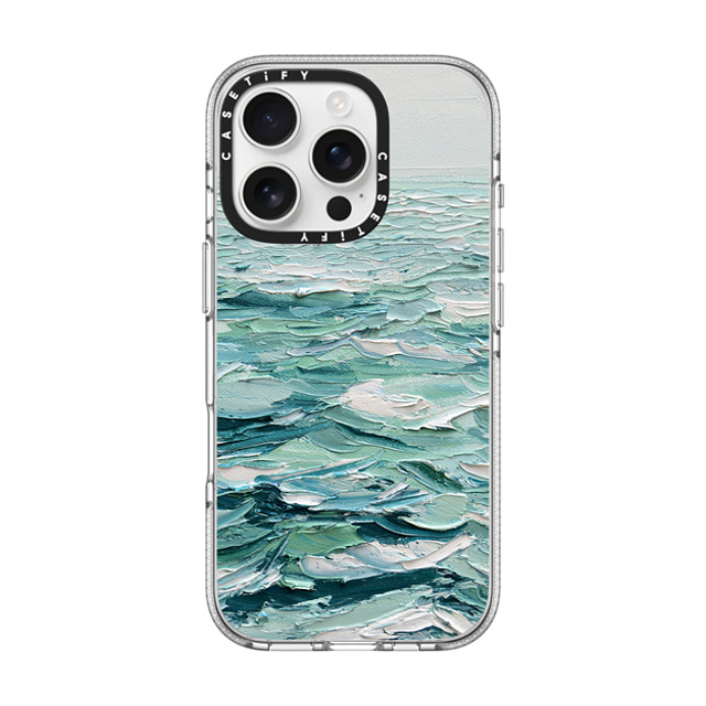 Ann Marie Coolick x CASETiFY iPhone 16 Pro ケース Nature,Fine Art クリア クリア ケース MagSafe対応 Minty Sea Father's Day Ann Marie Coolick x CASETiFY iPhone 16 Pro ケース Nature,Fine Art クリア クリア ケース MagSafe対応 Minty Sea Father's Day