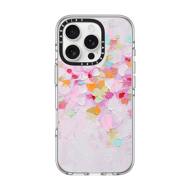 Ann Marie Coolick x CASETiFY iPhone 16 Pro ケース クリア クリア ケース MagSafe対応 Carnival Rosa