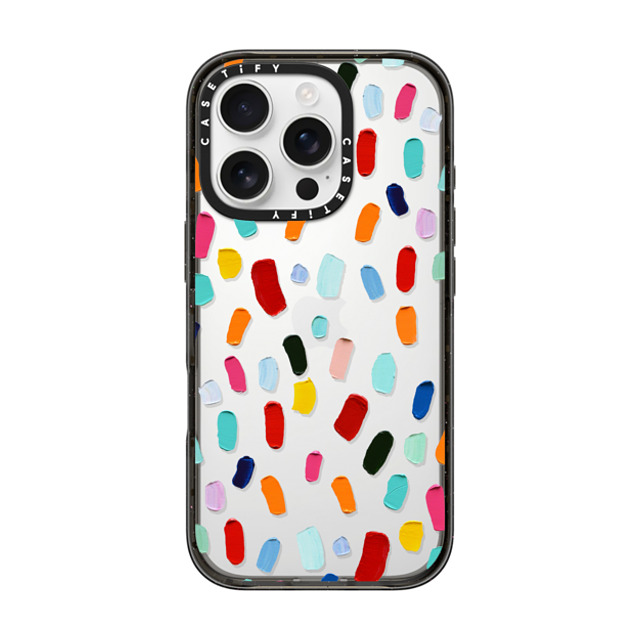 Ann Marie Coolick x CASETiFY iPhone 16 Pro ケース Pattern,Fine Art ブラック インパクトケース Polka Daub Sweets Mother's Day Ann Marie Coolick x CASETiFY iPhone 16 Pro ケース Pattern,Fine Art ブラック インパクトケース Polka Daub Sweets Mother's Day