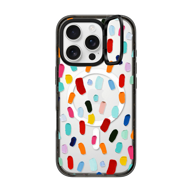 Ann Marie Coolick x CASETiFY iPhone 16 Pro ケース Pattern,Fine Art ブラック インパクトリングスタンドケース MagSafe対応 Polka Daub Sweets Mother's Day Ann Marie Coolick x CASETiFY iPhone 16 Pro ケース Pattern,Fine Art ブラック インパクトリングスタンドケース MagSafe対応 Polka Daub Sweets Mother's Day