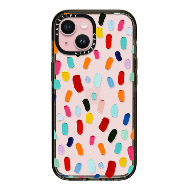 Ann Marie Coolick x CASETiFY iPhone 15 ケース Pattern,Fine Art ブラック インパクトケース Polka Daub Sweets Mother's Day Ann Marie Coolick x CASETiFY iPhone 15 ケース Pattern,Fine Art ブラック インパクトケース Polka Daub Sweets Mother's Day