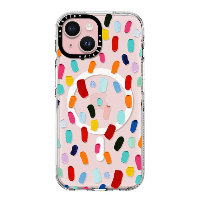 Ann Marie Coolick x CASETiFY iPhone 15 ケース Pattern,Fine Art クリア クリア ケース MagSafe対応 Polka Daub Sweets Mother's Day Ann Marie Coolick x CASETiFY iPhone 15 ケース Pattern,Fine Art クリア クリア ケース MagSafe対応 Polka Daub Sweets Mother's Day