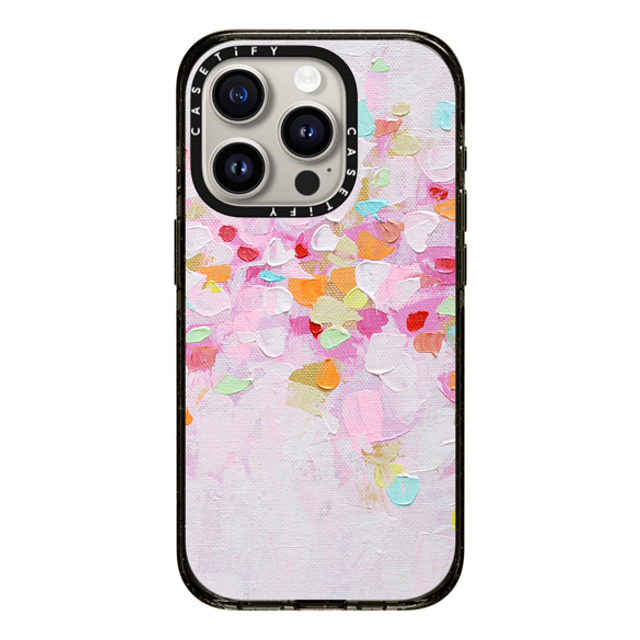 Ann Marie Coolick x CASETiFY iPhone 15 Pro ケース ブラック インパクトケース MagSafe対応 Carnival Rosa