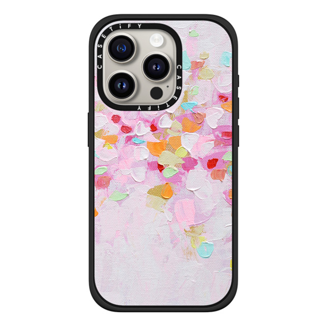 Ann Marie Coolick x CASETiFY iPhone 15 Pro ケース マットブラック インパクトケース MagSafe対応 Carnival Rosa