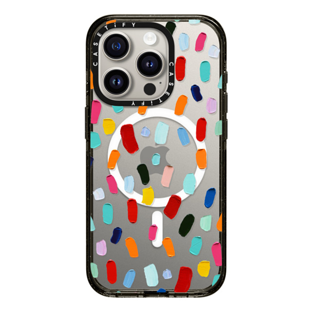 Ann Marie Coolick x CASETiFY iPhone 15 Pro ケース Pattern,Fine Art ブラック インパクトケース MagSafe対応 Polka Daub Sweets Mother's Day Ann Marie Coolick x CASETiFY iPhone 15 Pro ケース Pattern,Fine Art ブラック インパクトケース MagSafe対応 Polka Daub Sweets Mother's Day