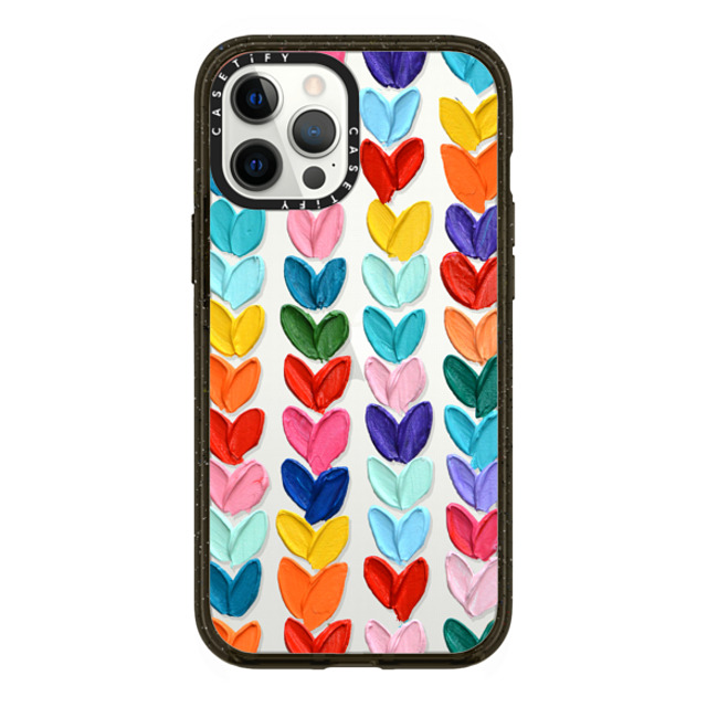 Ann Marie Coolick x CASETiFY iPhone 12 Pro Max Case Heart,Love Black インパクトケース Clear Polka Daub Hearts Back to School Ann Marie Coolick x CASETiFY iPhone 12 Pro Max Case Heart,Love Black インパクトケース Clear Polka Daub Hearts Back to School