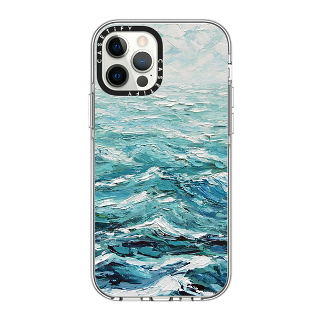 Ann Marie Coolick x CASETiFY iPhone 12 Pro ケース Nature,Fine Art クリア クリア ケース MagSafe対応 Windswept Sea Father's Day Ann Marie Coolick x CASETiFY iPhone 12 Pro ケース Nature,Fine Art クリア クリア ケース MagSafe対応 Windswept Sea Father's Day