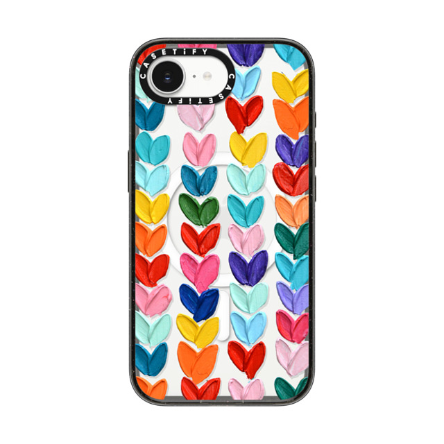 Ann Marie Coolick x CASETiFY iPhone 16e Case Heart,Love Black Impact Case MagSafe Compatible Clear Polka Daub Hearts Back to School Ann Marie Coolick x CASETiFY iPhone 16e Case Heart,Love Black Impact Case MagSafe Compatible Clear Polka Daub Hearts Back to School