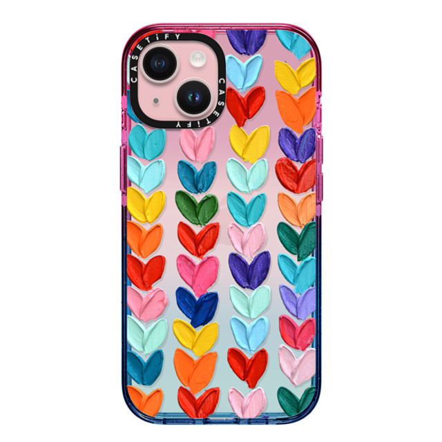 Ann Marie Coolick x CASETiFY iPhone 15 Case Heart,Love Cotton Candy Impact Case Clear Polka Daub Hearts Back to School Ann Marie Coolick x CASETiFY iPhone 15 Case Heart,Love Cotton Candy Impact Case Clear Polka Daub Hearts Back to School