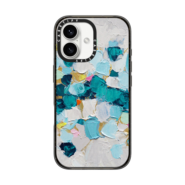 Ann Marie Coolick x CASETiFY iPhone 16 Case Geometric,Fine Art Black Impact Case MagSafe Compatible Winter's Teal Father's Day Ann Marie Coolick x CASETiFY iPhone 16 Case Geometric,Fine Art Black Impact Case MagSafe Compatible Winter's Teal Father's Day